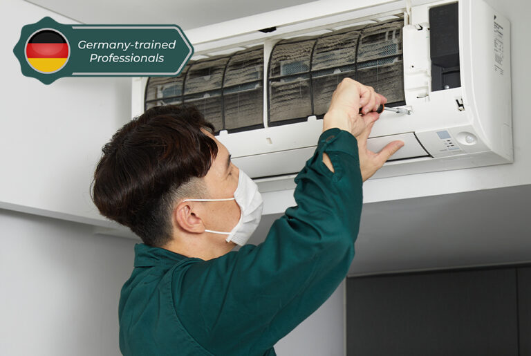 Germany-trained Aircon Technicans