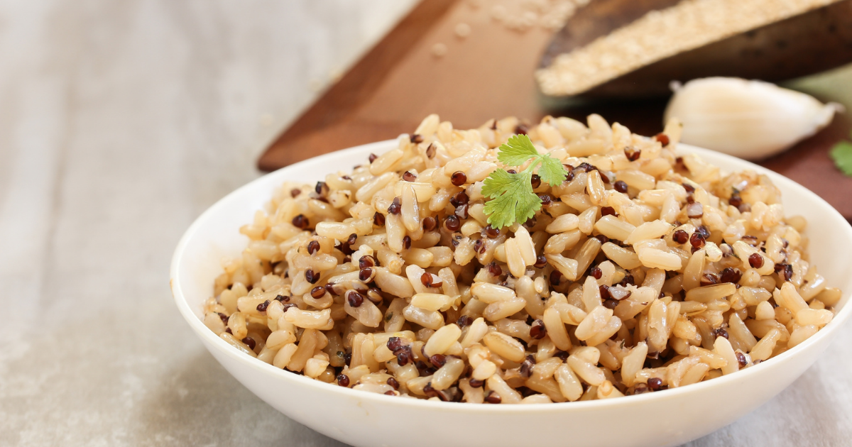 recommended confinement foods - Brown rice